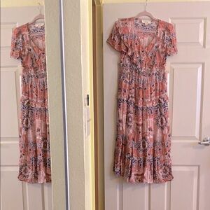 NWT Nurture Floral Pink Dress, Size PM